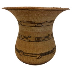 Hand Woven Basket by the Tribal People of the Amazon 