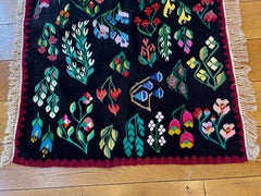 Handgewebter bessarabischer Kelim mit Blumenmuster, 1940