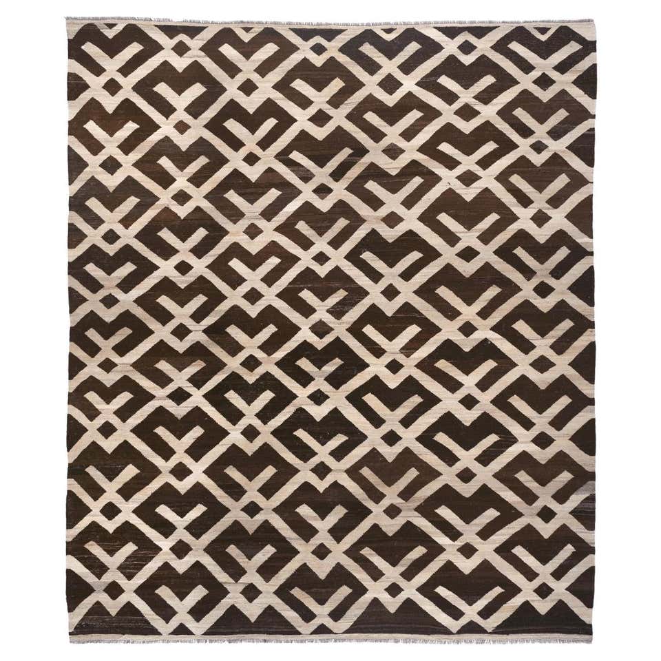 Rug and Kilim’s Abaca Custom Rug Sample, Beige-Brown and Cream ...
