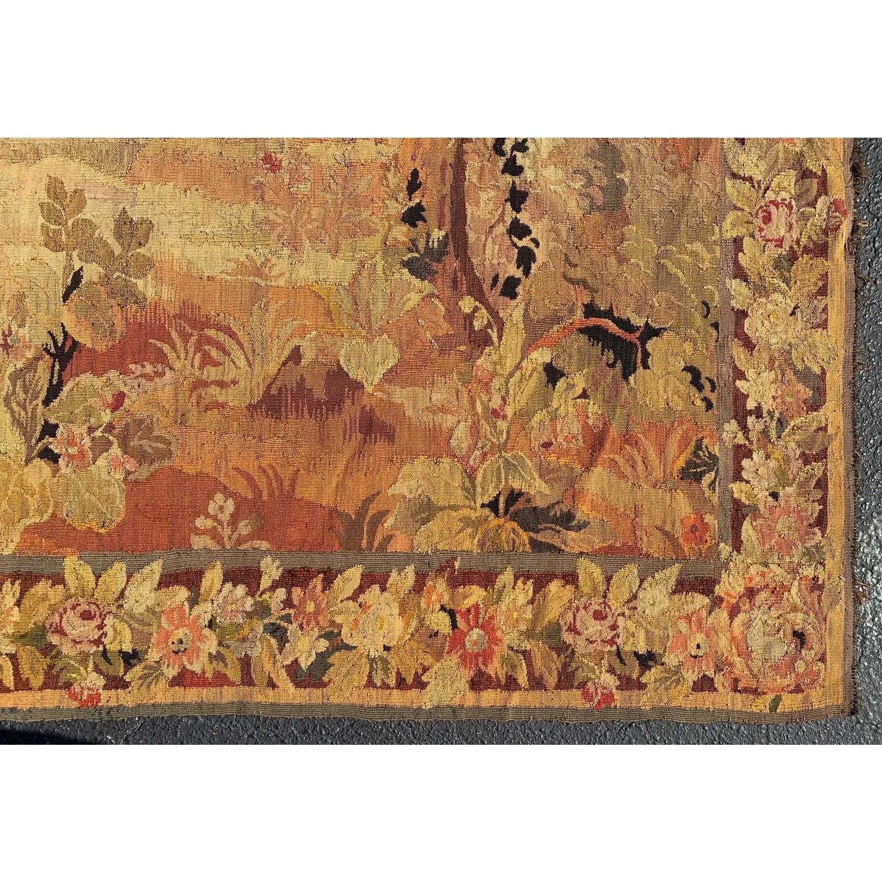 Tapiz francés tejido a mano, circa 1890 Tejido en venta