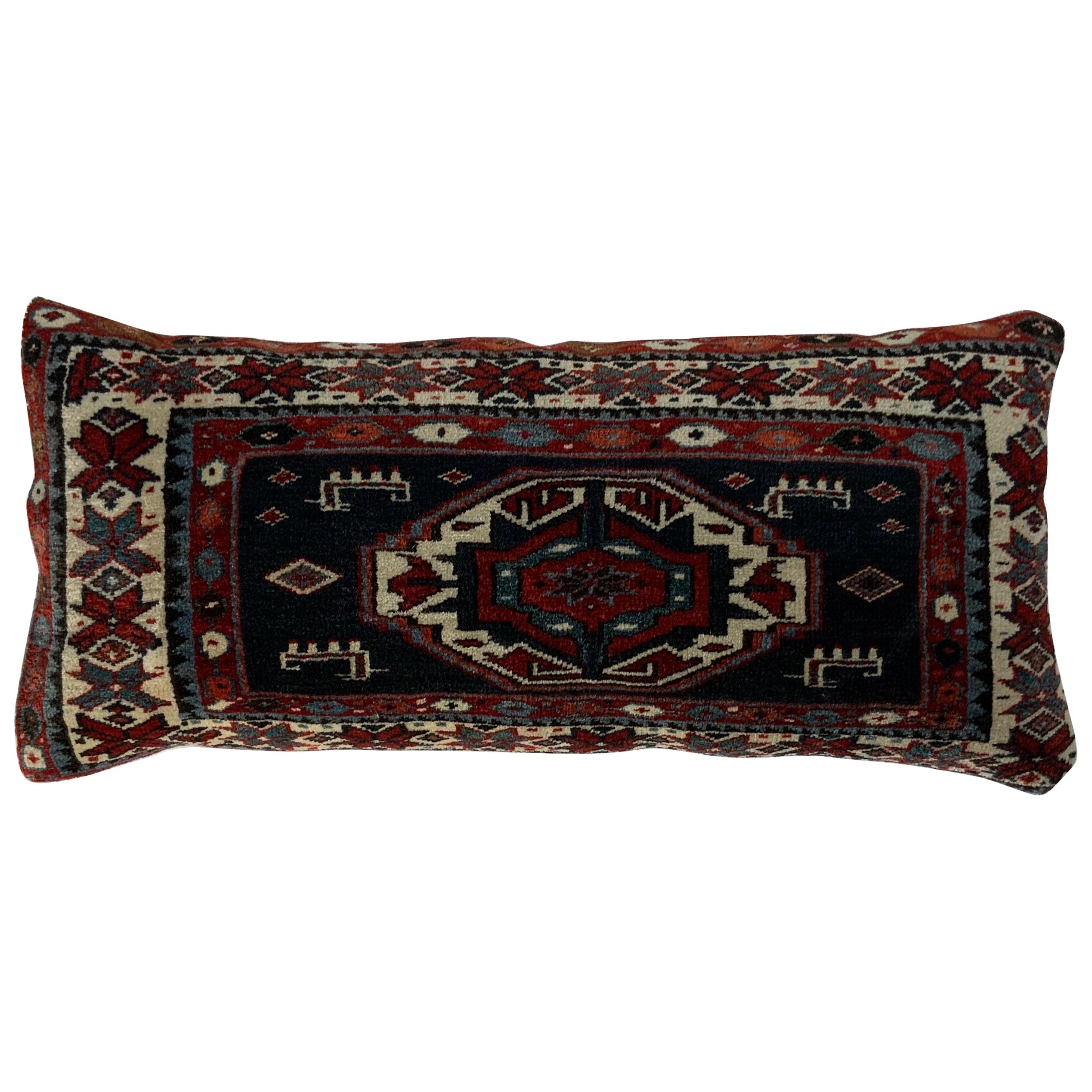 Handwoven Kazak Rug Pillow