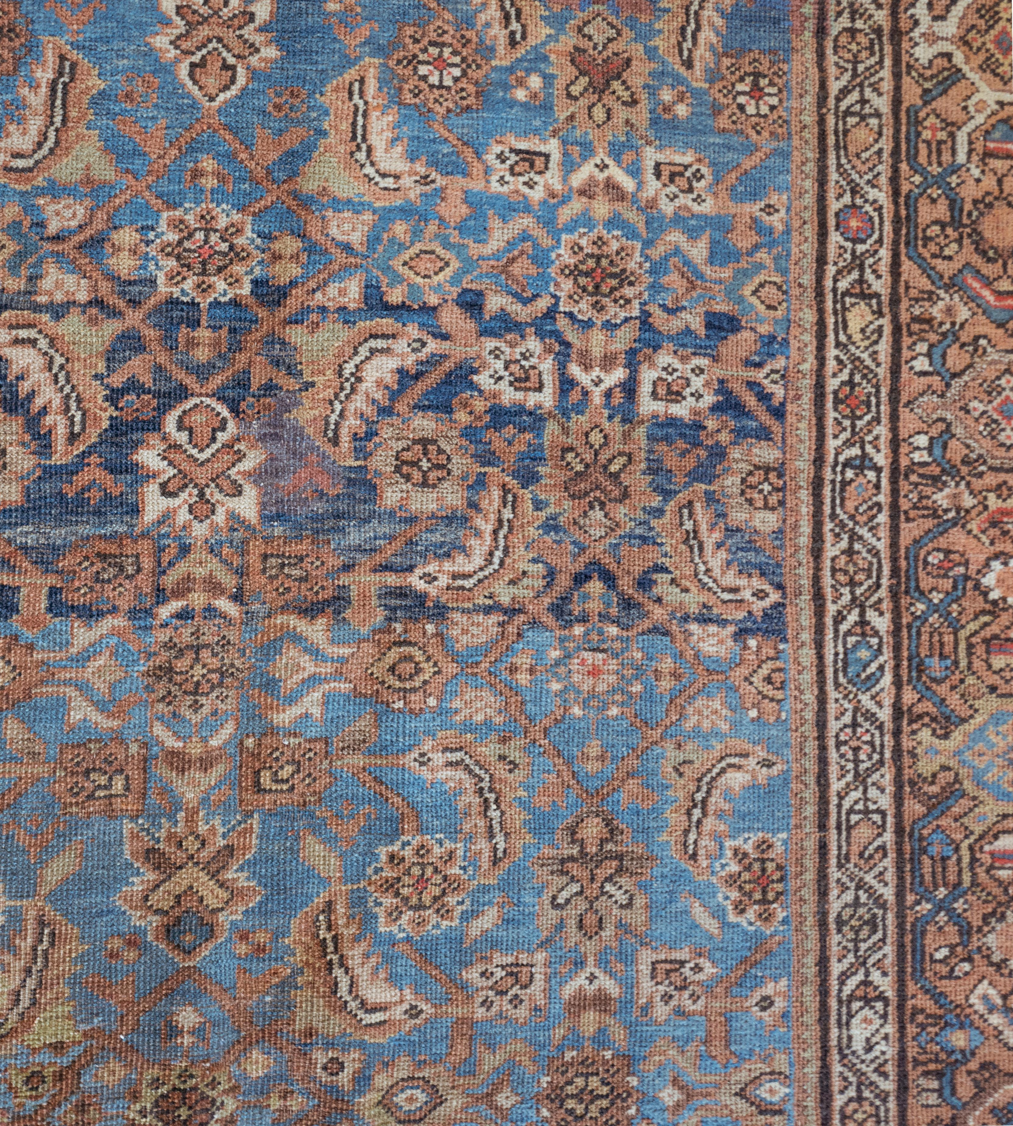 Hand-Woven Late 19th Century Sultanabad Rug from West Persia In Good Condition In West Hollywood, CA