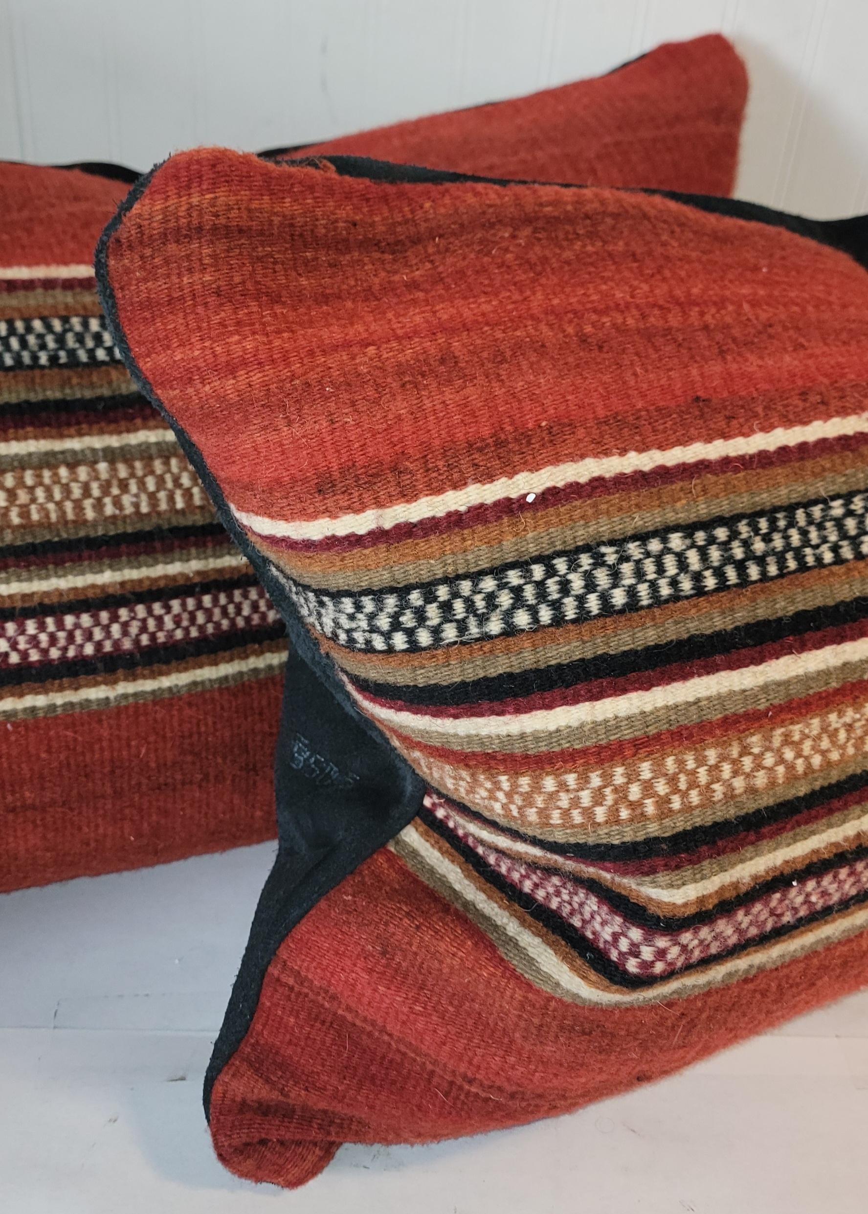 Adirondack Oreillers mexicains tissés à la main en vente