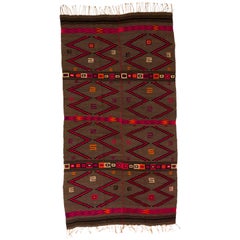 Hand Woven Mixtec Mexican Colourful Wool Serape Blanket