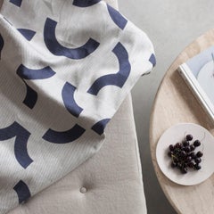 Couverture moderne tissée à la main, plaid de lit à motifs double face, tissé au Royaume-Uni