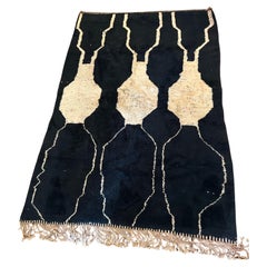 Vintage Hand-woven Moroccan Rug