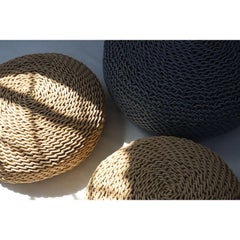 Hand Woven Outdoor / Indoor Ottomans