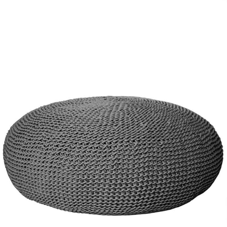 Hand Woven Outdoor / Indoor Ottomans For Sale at 1stDibs