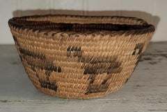 Hand Woven Pictorial Navajo Pima Basket