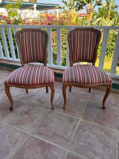 Handgewebte Loungesessel aus Rattan Rohr aus den 1980er Jahren Louis XVI-Stil