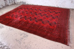 Handwoven Room Size Persian Bokhara Rug