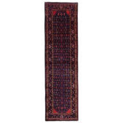 Hand Woven Runner Rug, Used Oriental Wool Afghan Wool Area Rug