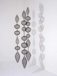 Hand-Woven Set of Three Wire Sculptures by Ulrikk Dufossé