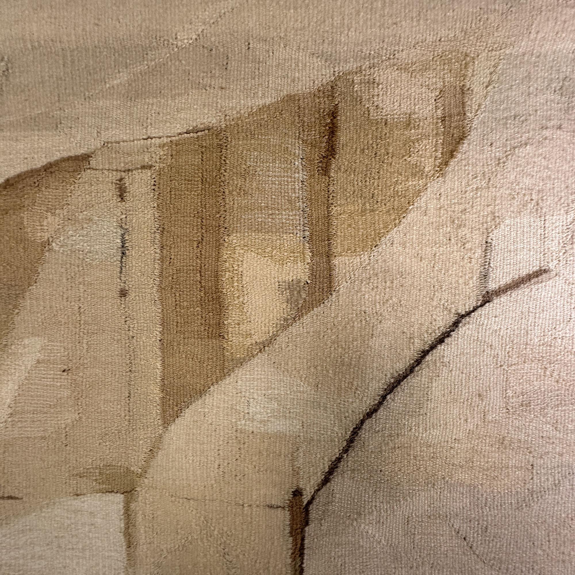 Hand Woven Tapestry Latvian Abstraction of a Sand Stone Landscape In Excellent Condition For Sale In London, GB