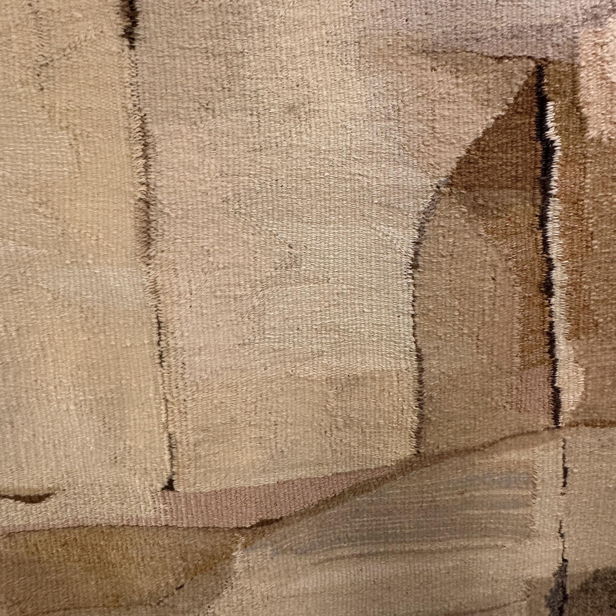 Late 20th Century Hand Woven Tapestry Latvian Abstraction of a Sand Stone Landscape For Sale