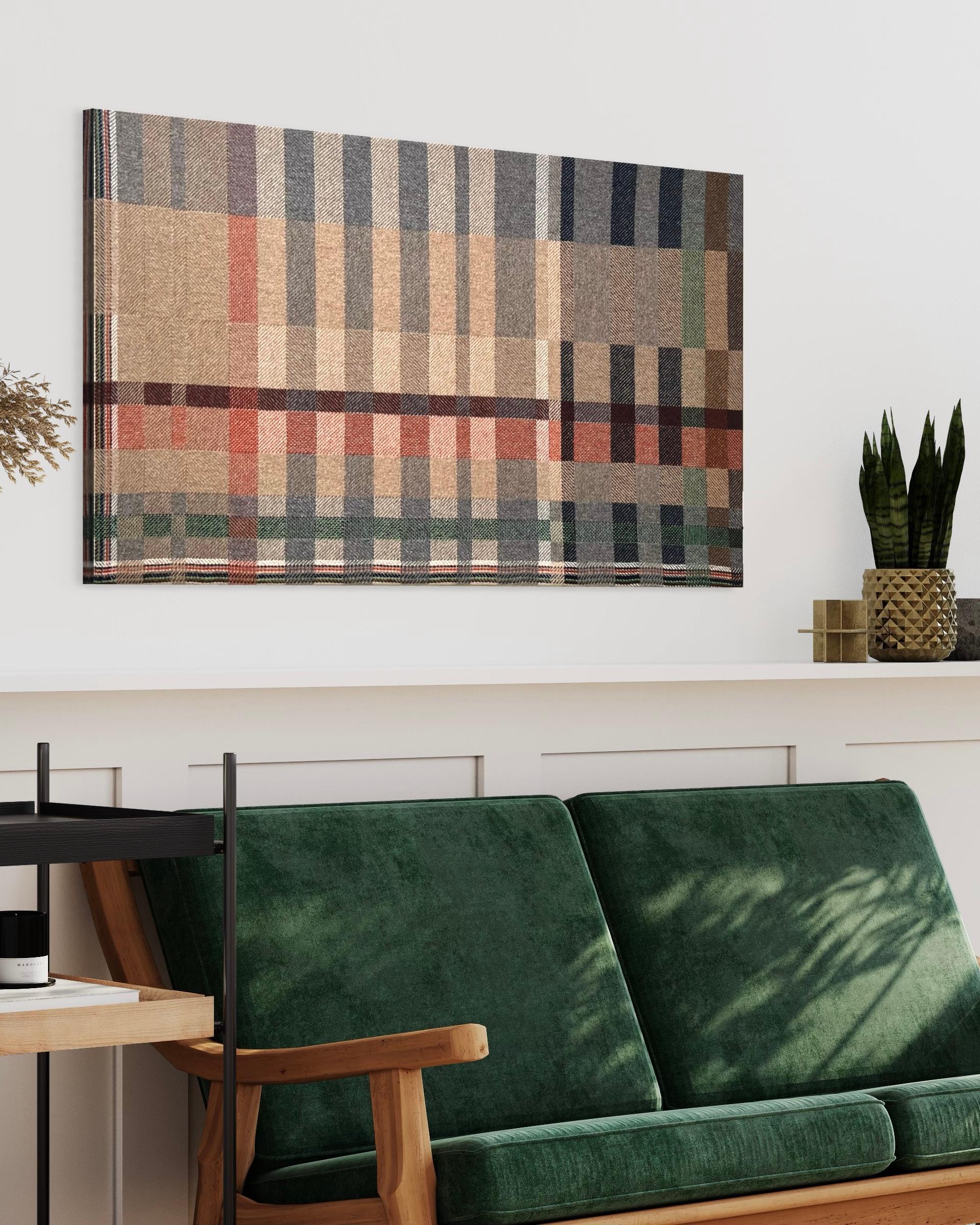 Contemporary Hand Woven Wall Panel - Merino & Yak - 