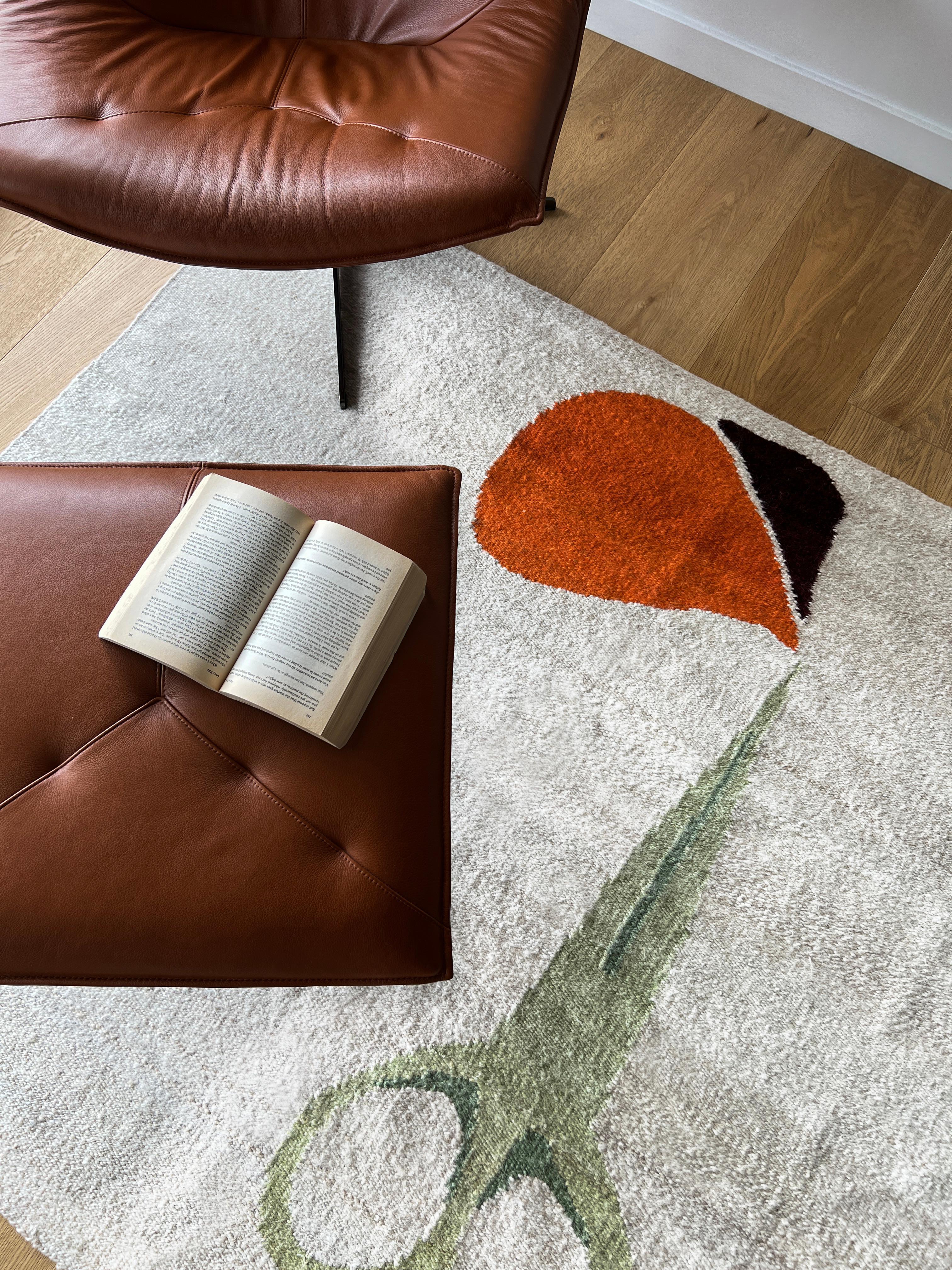 
Adapted from the original design by Natalia Geci, Bloody Scissors, 2020. 

LALANA RUGS is an applied arts initiative born from the desire to combine proposals by contemporary artists with traditional local techniques and noble materials. The three