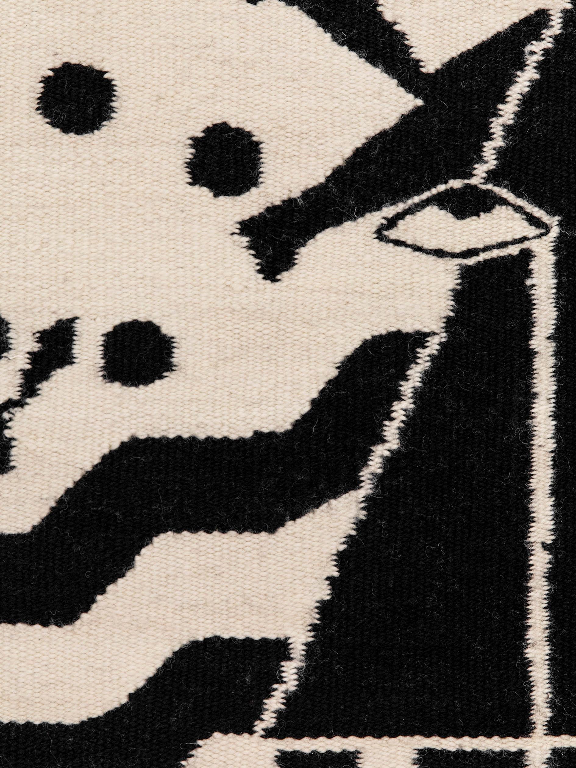 Adapted from the original artwork by Juan Stoppani & Jean-Yves Legavre, L'Egyptien, 2020.

LALANA RUGS is an applied arts initiative born from the desire to combine proposals by contemporary artists with traditional local techniques and noble