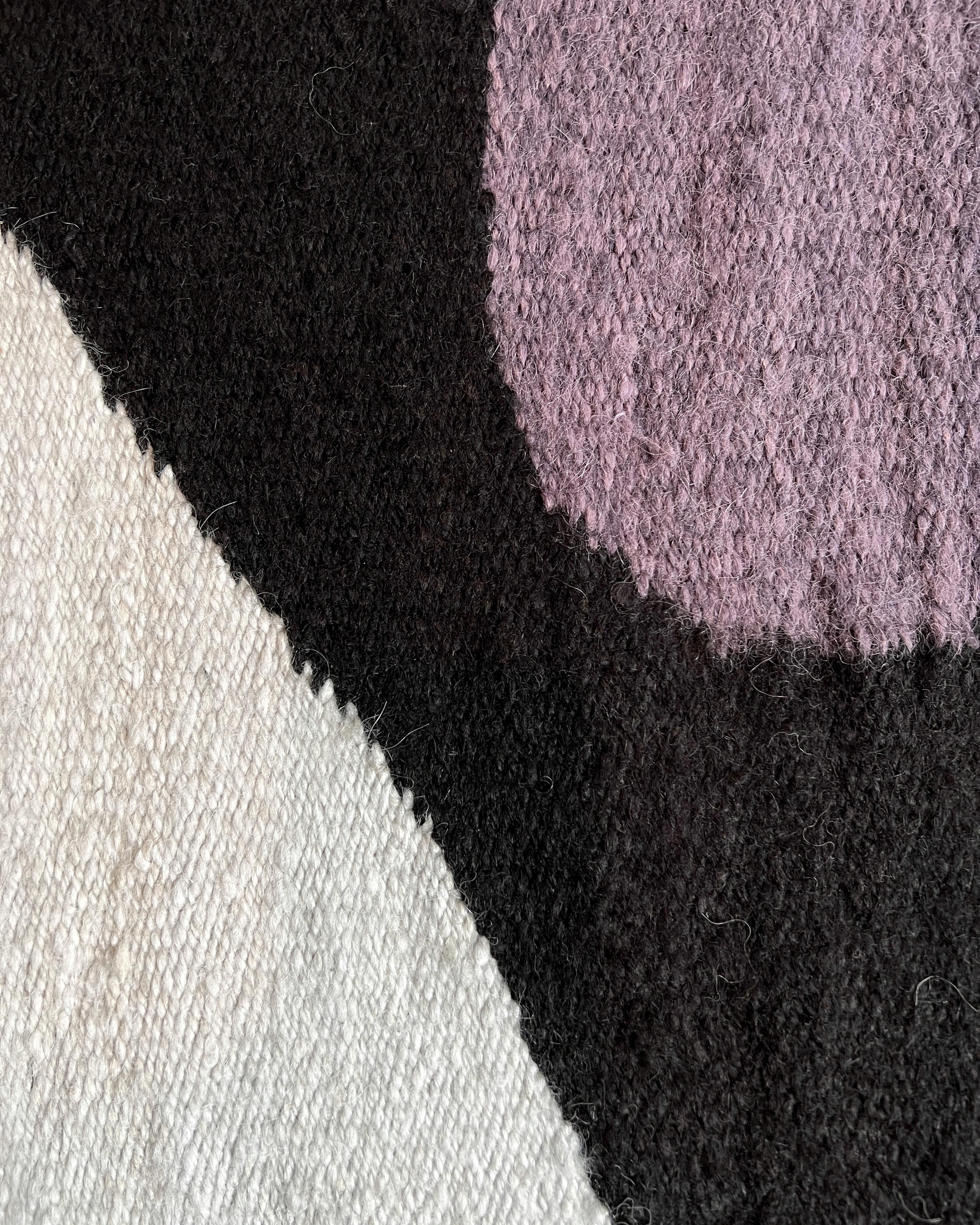 Adapted from the original design by Marcela Cabutti, Lluvia Gris, 2017.

LALANA RUGS is an applied arts initiative born from the desire to combine proposals by contemporary artists with traditional local techniques and noble materials. The three