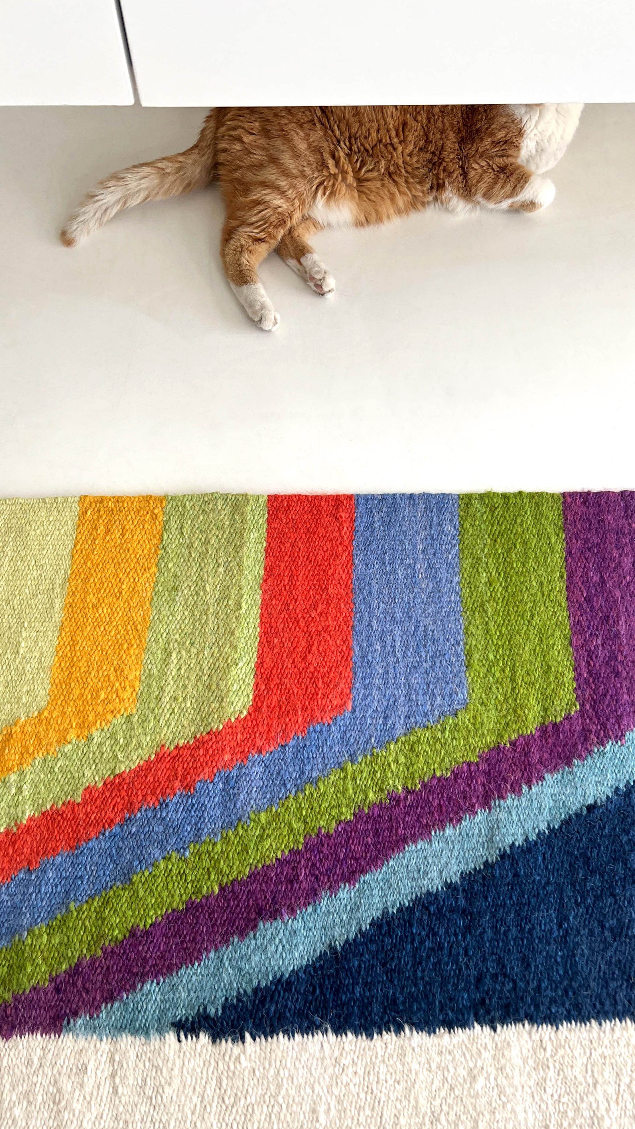 Hand-Woven Hand-woven wool rug 