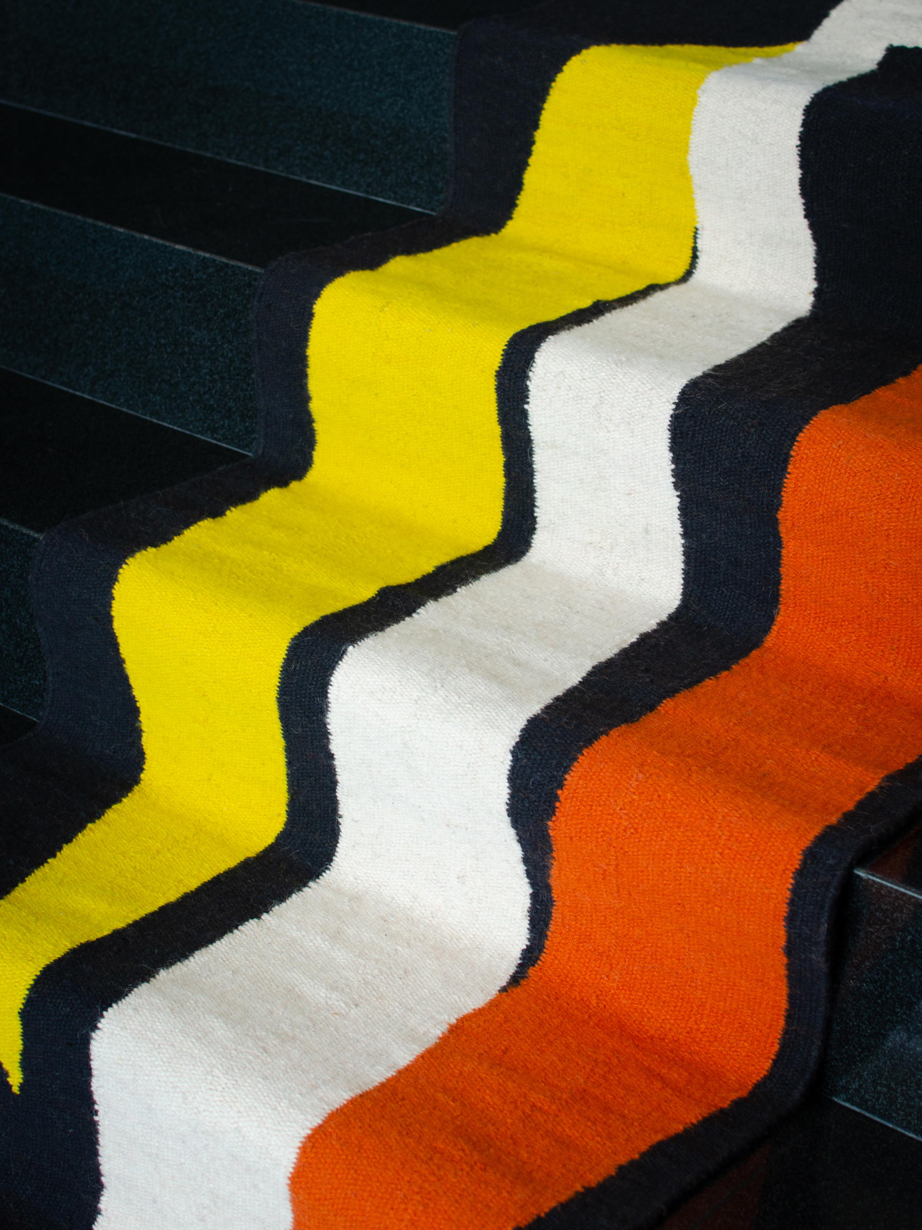 Currently available to ship!

Adapted from the original artwork by Ary Brizzi, Untitled, 1956.

Limited edition of 15 handmade and unique rugs.

LALANA RUGS is an applied arts initiative born from the desire to combine proposals by contemporary
