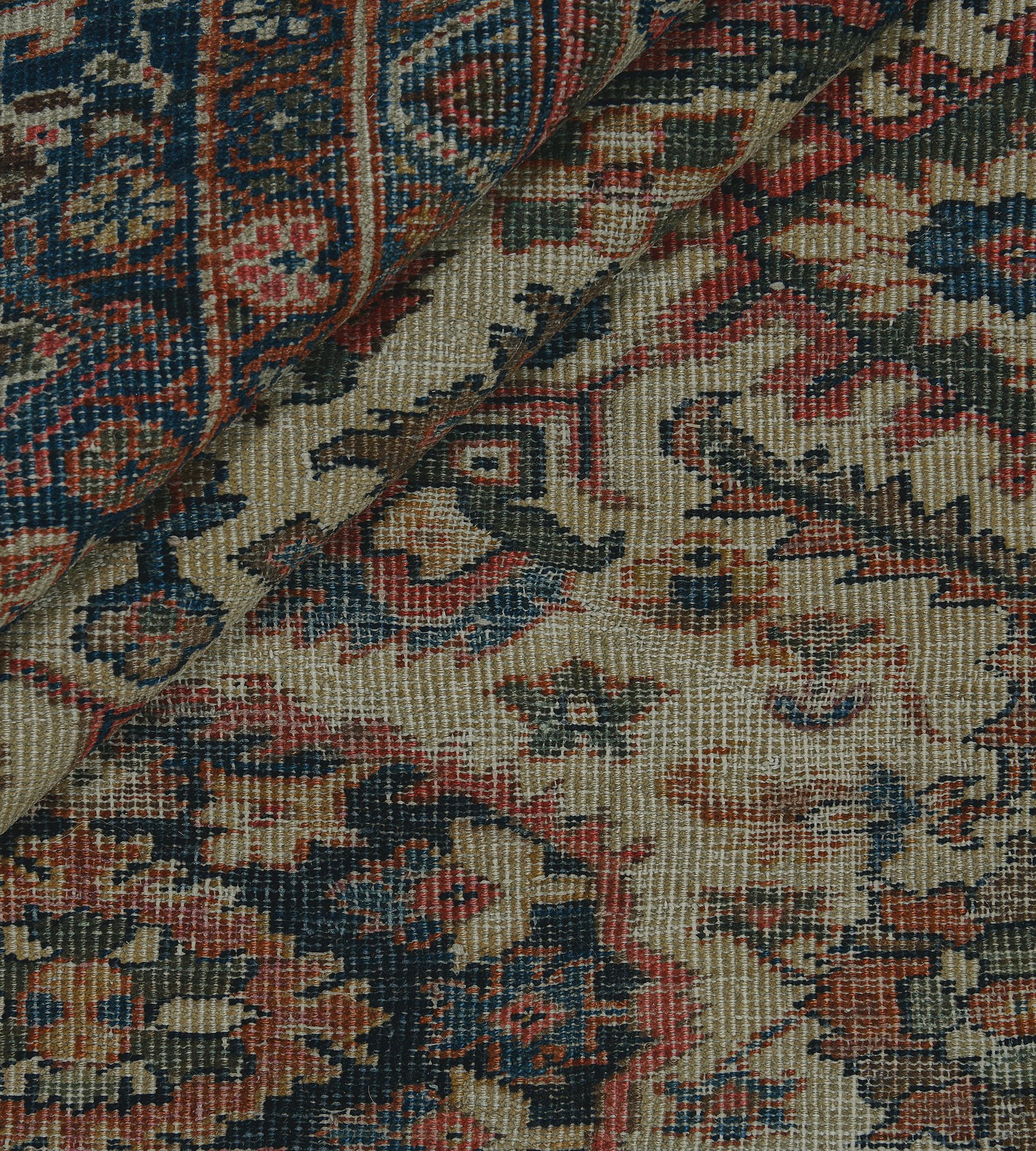 Tappeto Sultanabad Rugs in lana tessuto a mano della fine del XIX secolo circa in vendita 6