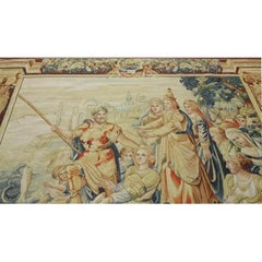 Hand-Woven Wool "The King Fisher" Tapestry, 1990s Repro