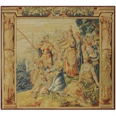 Hand-Woven Wool "The King Fisher" Tapestry, 1990s Repro