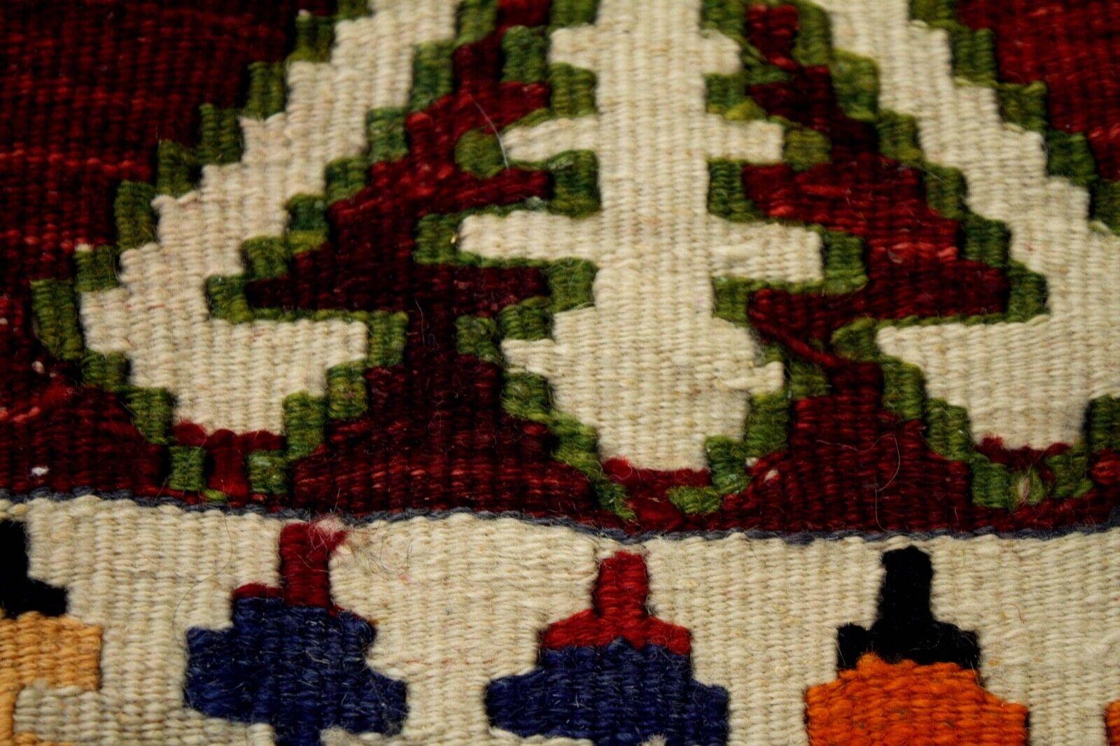 Hand Woven Wool Tribal Kilim Rug / Wall Hang For Sale 3