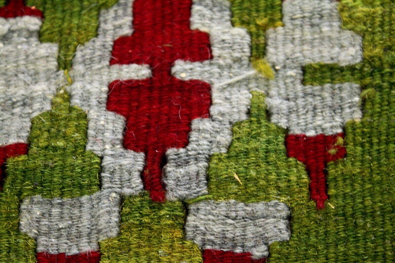 Hand Woven Wool Tribal Kilim Rug / Wall Hang For Sale 4