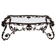 Hand Wrought Iron Low Table
