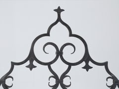 Hand-Wrought Iron Made to Order Old Plank Fireplace Screen Mediterranean Style
