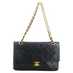 Handbag Chanel Timeless Leather Black Quilted