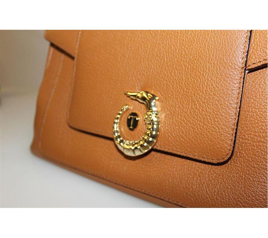 Brown Trussardi Handbag size Unique For Sale