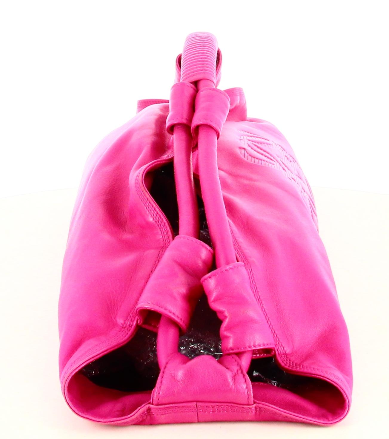 Women's Handbag Loewe Pink Leather Nappa Aire For Sale