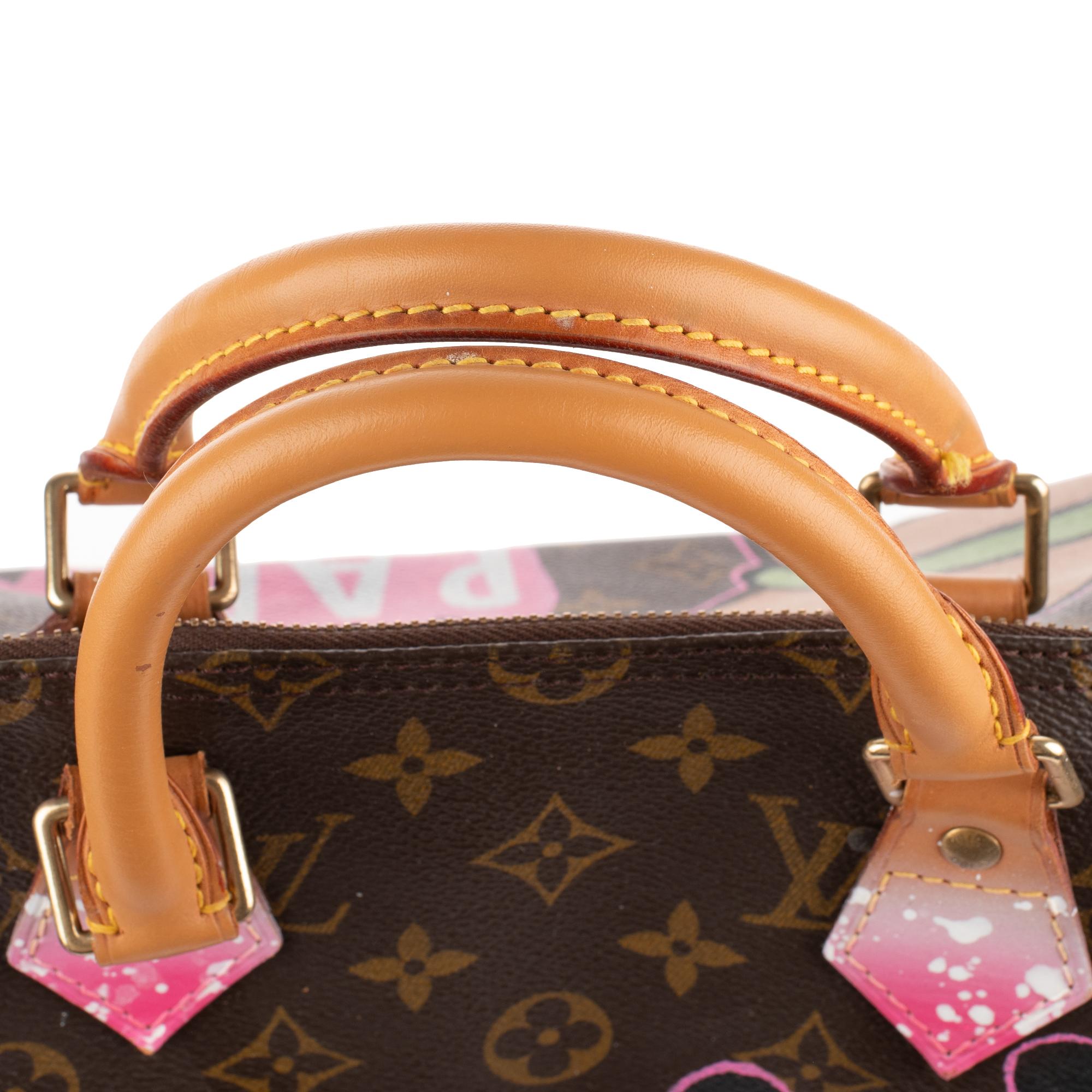 Women's or Men's Handbag Louis Vuitton Speedy 35 Monogram customized 