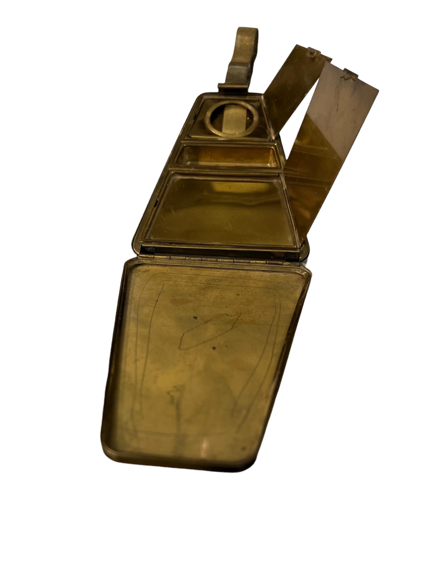 Handtasche im Stil von Art déco: Art déco in Bronze, 1930  im Angebot 6