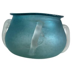 Hand Blown Art Glass Bowl by Andriy Petrovskyi, Late 20th Century