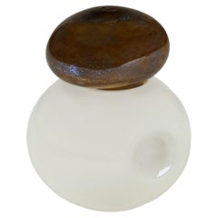 Handblown Cocoon Jar by Curio, Art Glass, Modern Design, UK Made