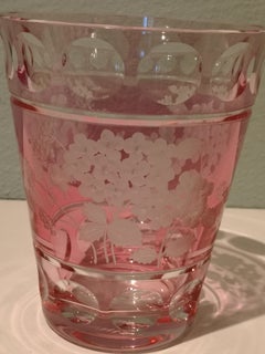 Hand Blown Country Style Crystal Vase Pink Sofina Boutique Kitzbuehel