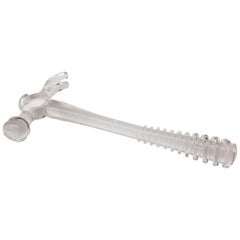 Handblown Glass Hammer Sculpture