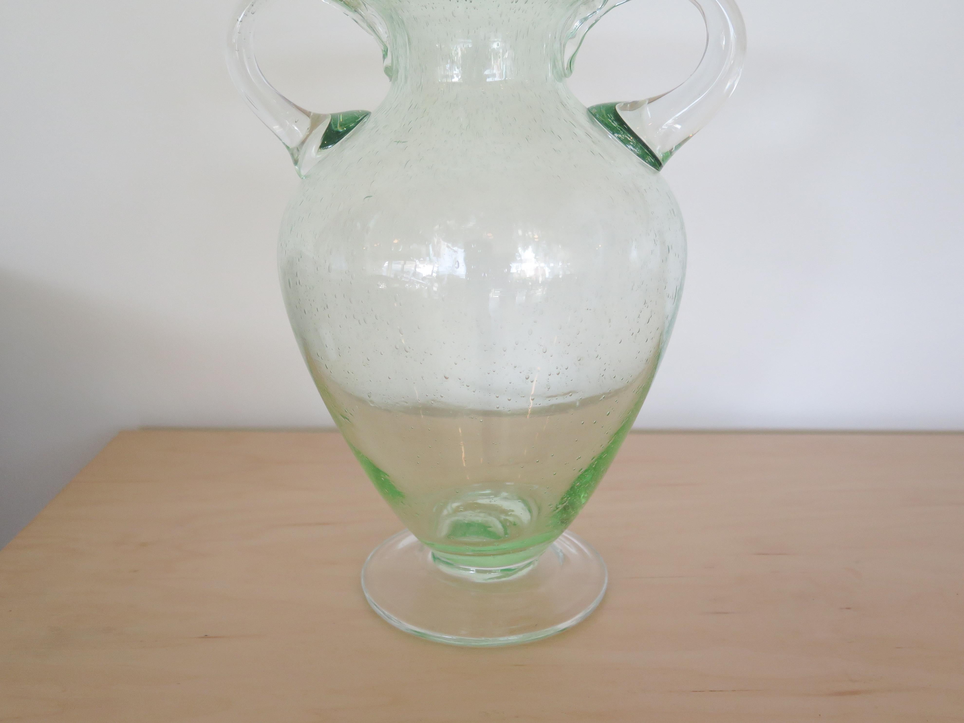 20th Century Hand Blown Murano Glass Vase