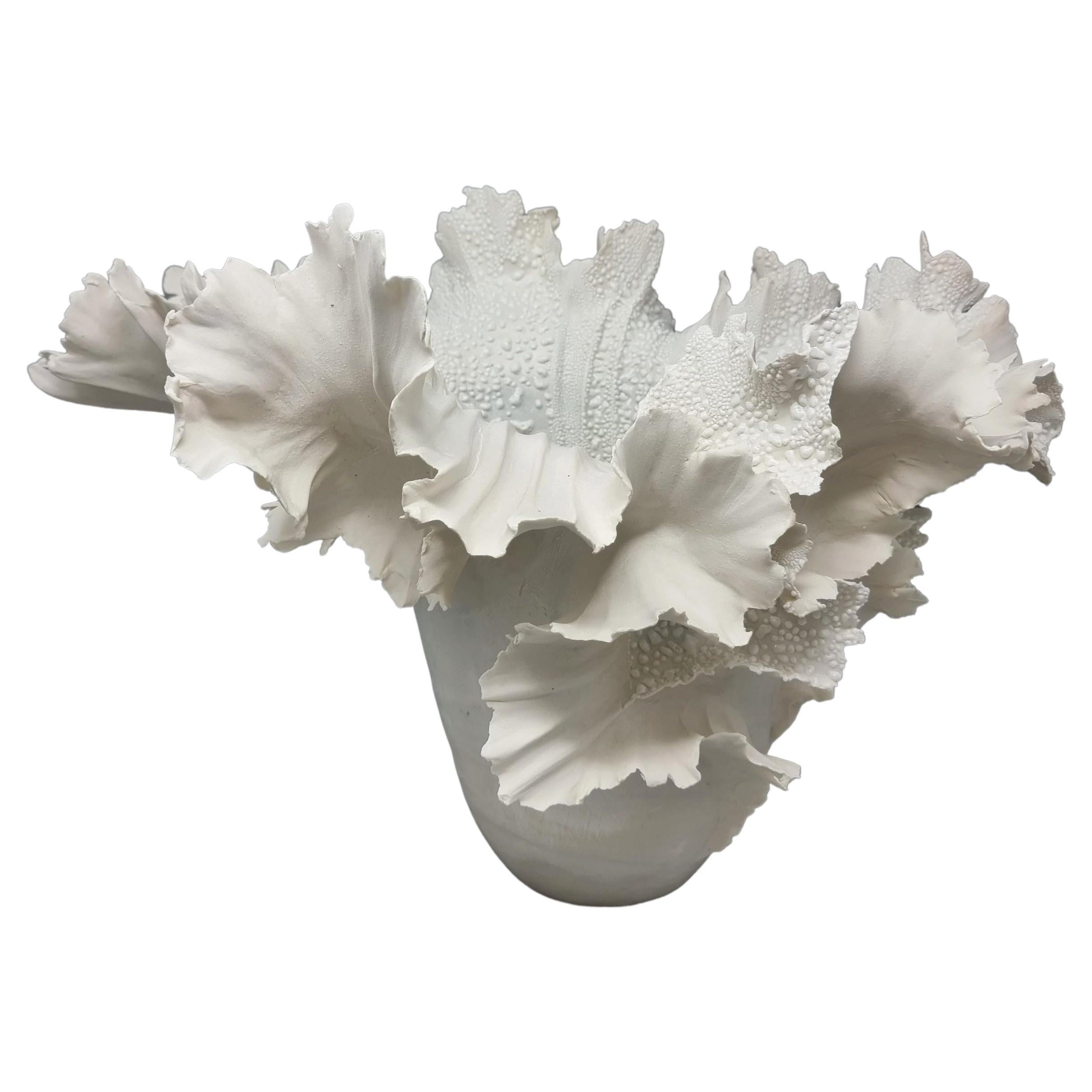 Handbuilt Paperporcelain Sculpture // Wave 146