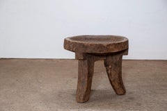 Handcarved Wabi Sabi Side Table