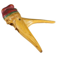 Handgeschnitzter Zwerg-Nussknacker aus Holz, Schweiz - Brienz ca. 1930