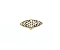 Handcraft 18 Karat Yellow Gold Diamonds Cocktail Ring