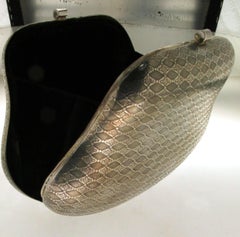 Handmade Italian 1950 Silver Bag, 925 Thousandths, 378g Weight