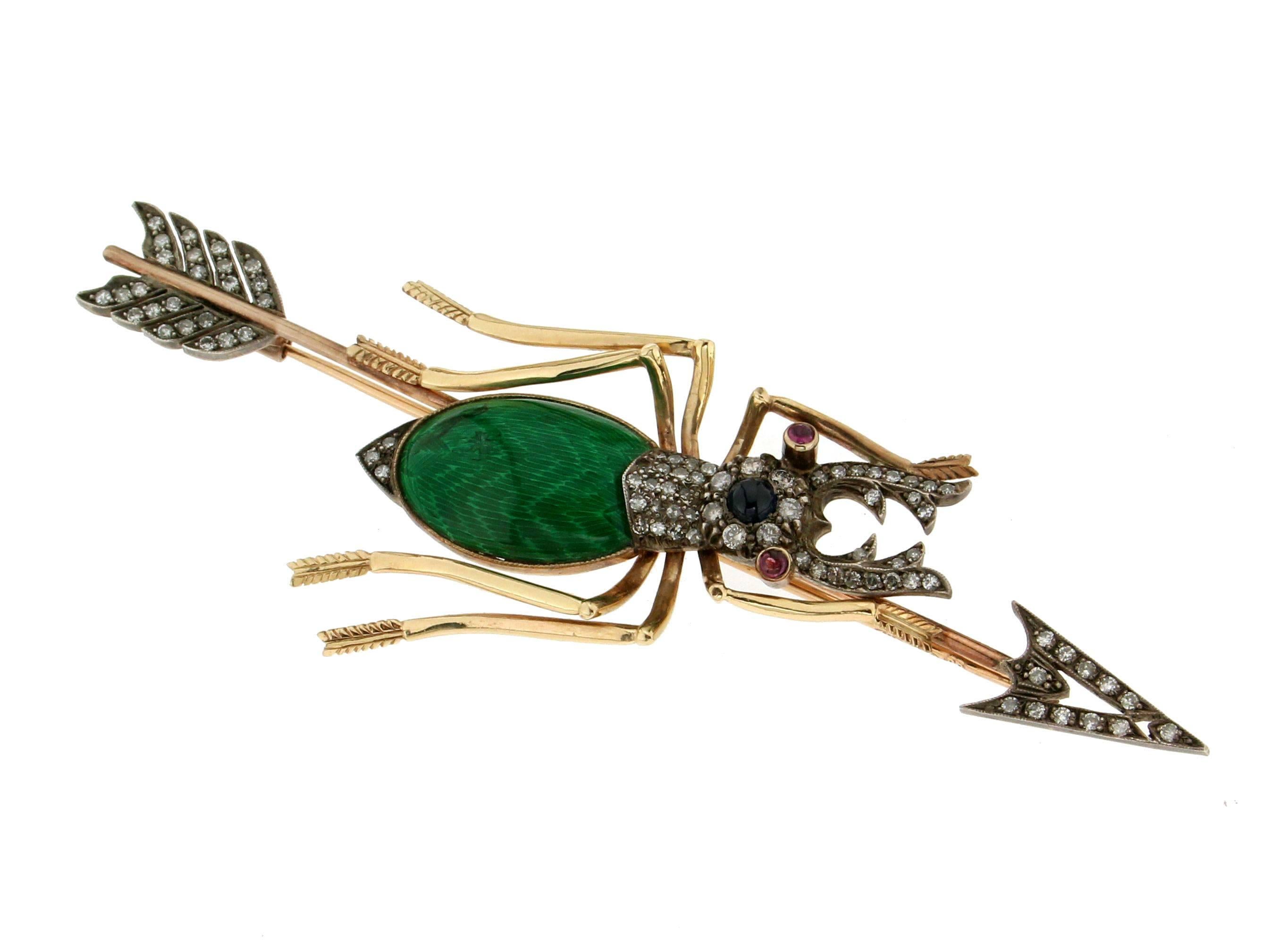 For any problems related to some materials contained in the items that do not allow shipping and require specific documents that require a particular period, please contact the seller with a private message to solve the problem.
Beetle 14 karat