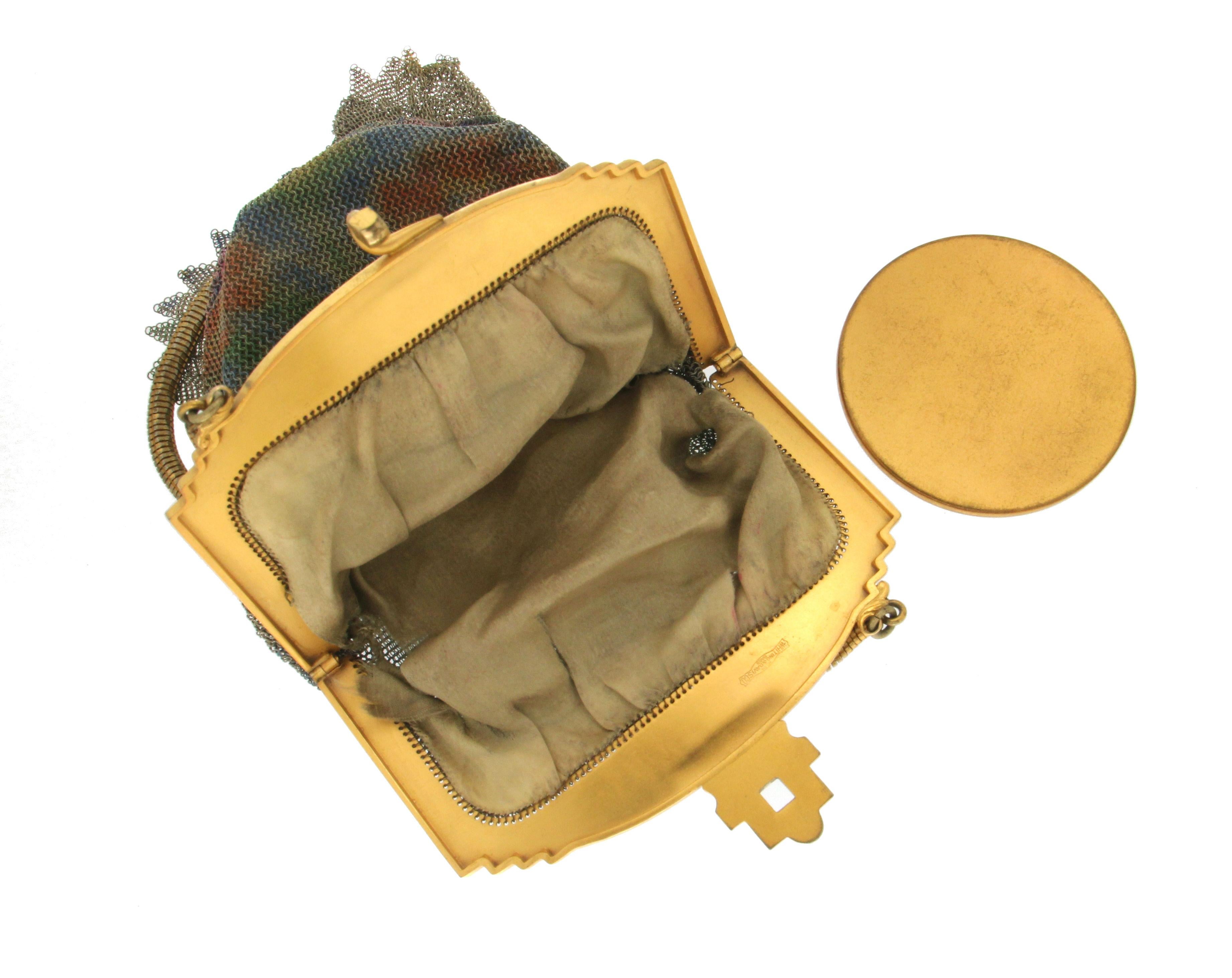 Handcraft Brass Bag In Good Condition For Sale In Marcianise, IT