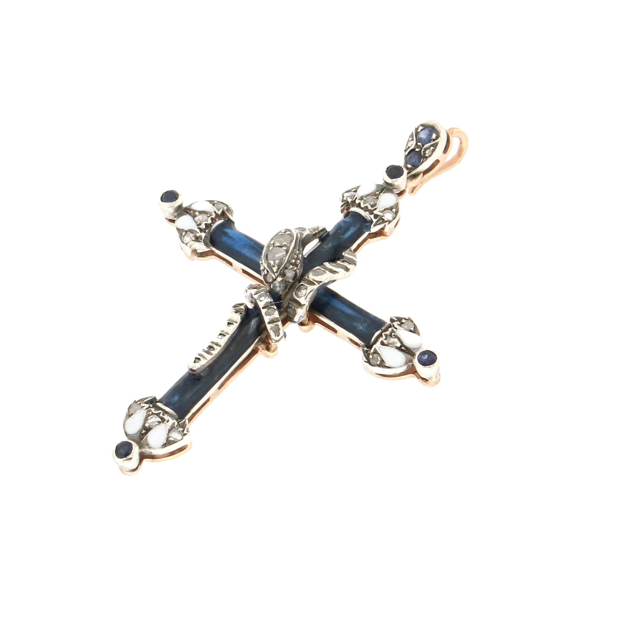 For any problems related to some materials contained in the items that do not allow shipping and require specific documents that require a particular period, please contact the seller with a private message to solve the problem.

Cross pendant in 14
